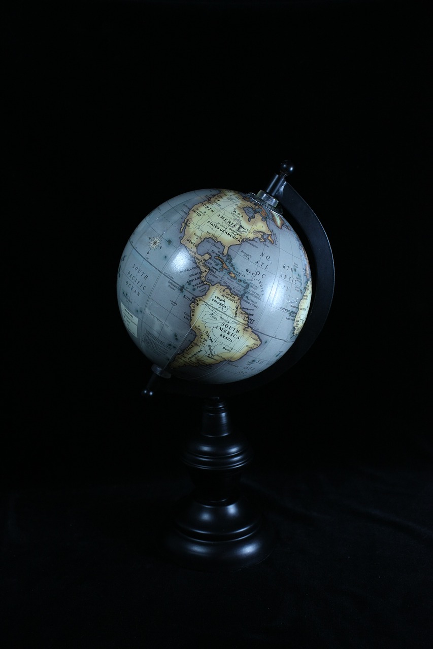 globe map north america free photo