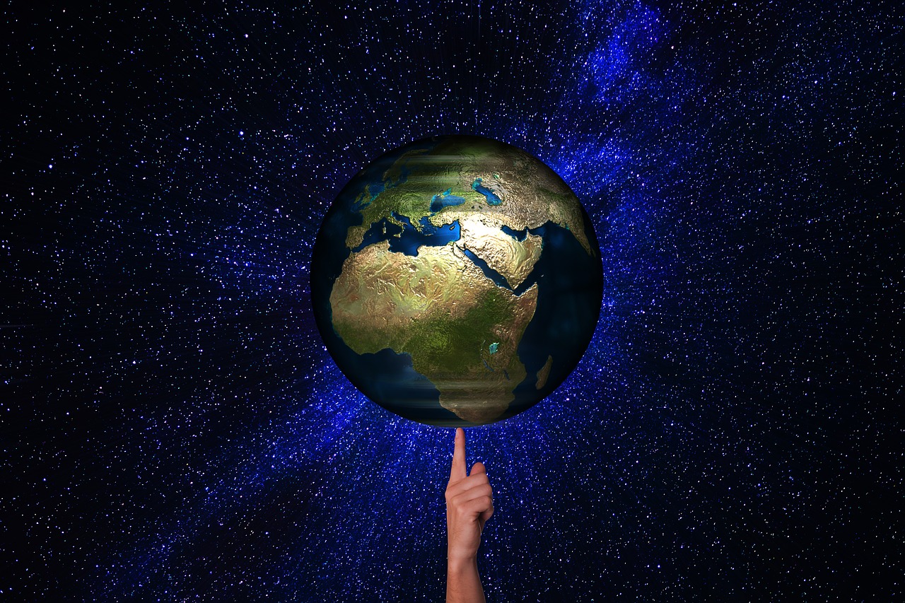 globe  earth  finger free photo