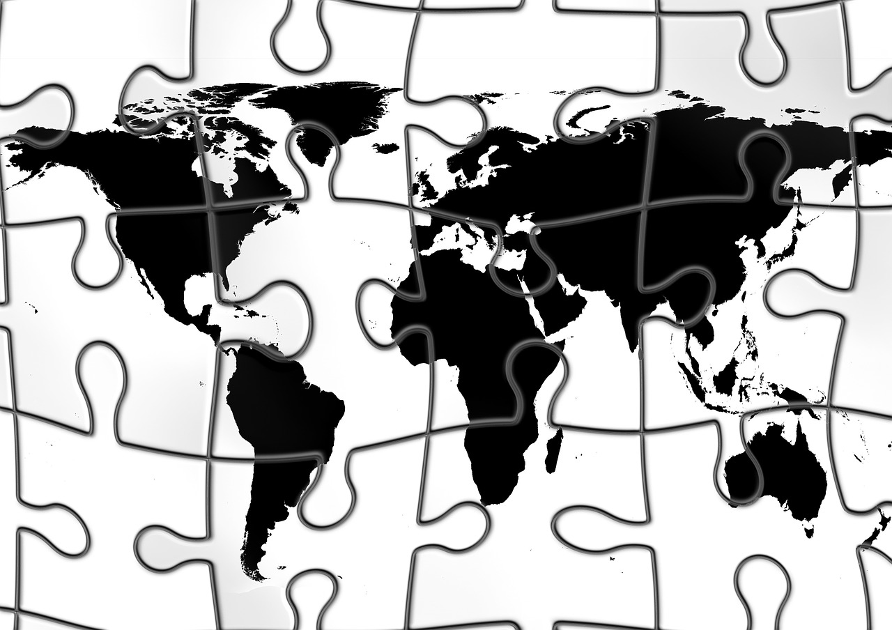 globe puzzle earth free photo