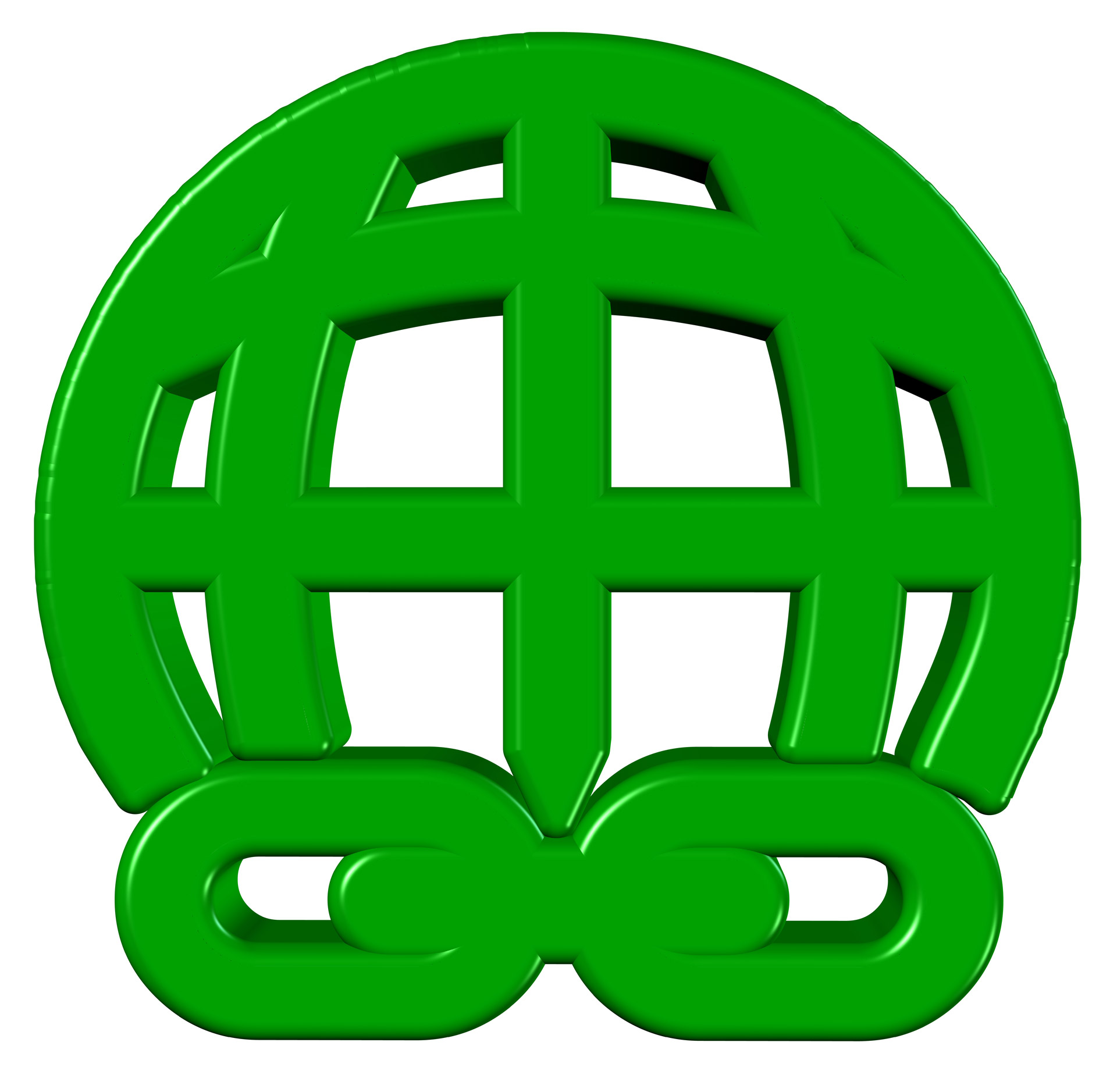 green globe symbol free photo