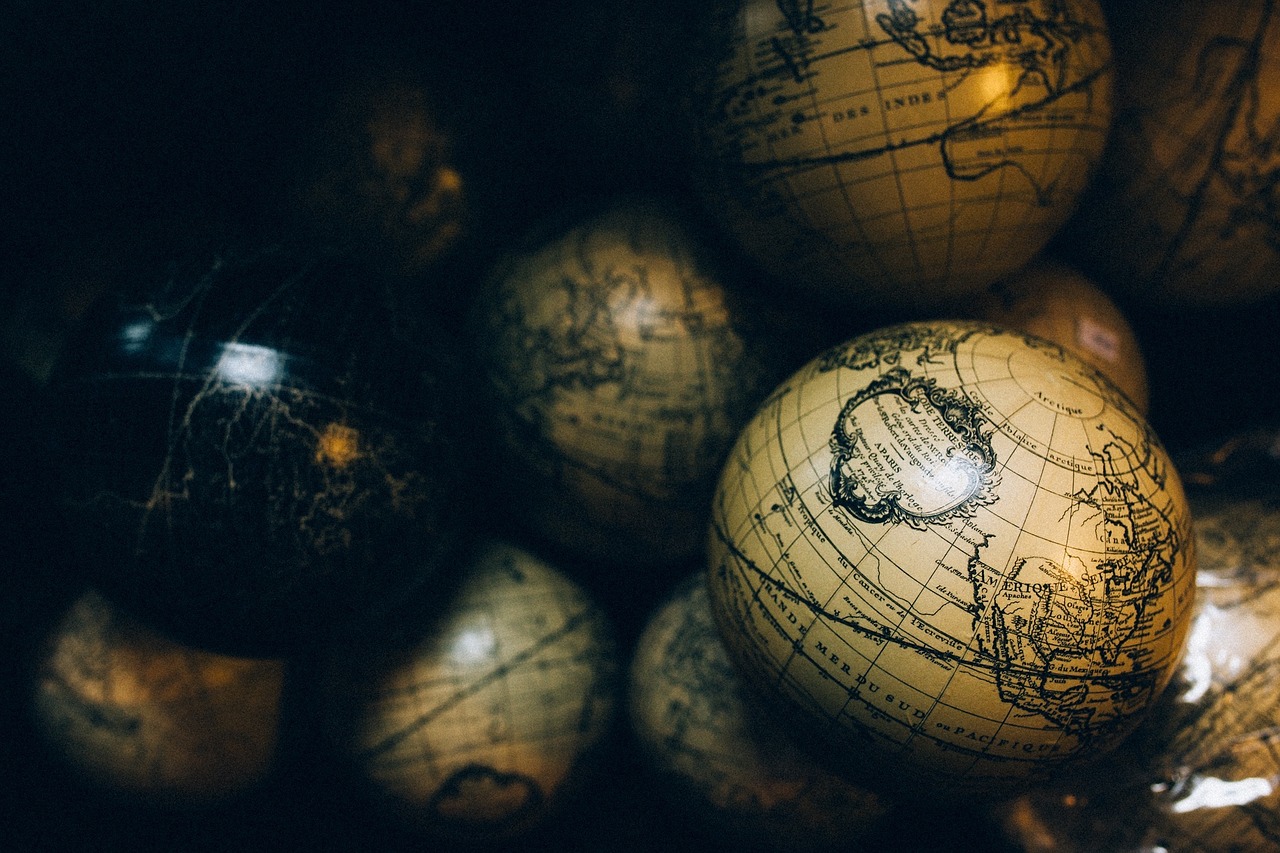globes spheres maps free photo