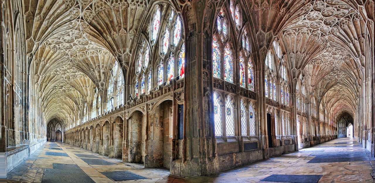 gloucester cathedral cloisters free photo