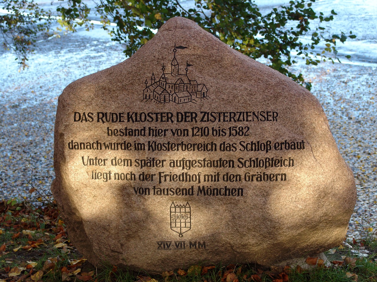 glücksburg stone note free photo