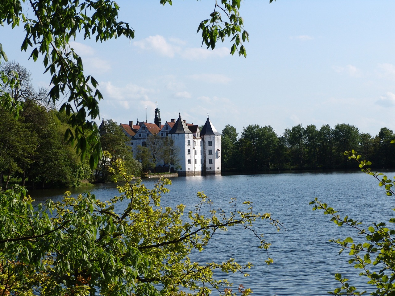 glücksburg castle nature free photo