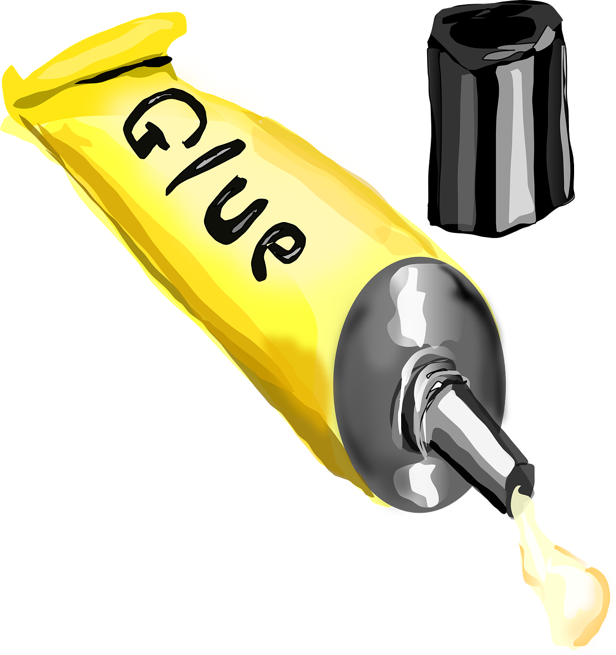 glue tube open free photo