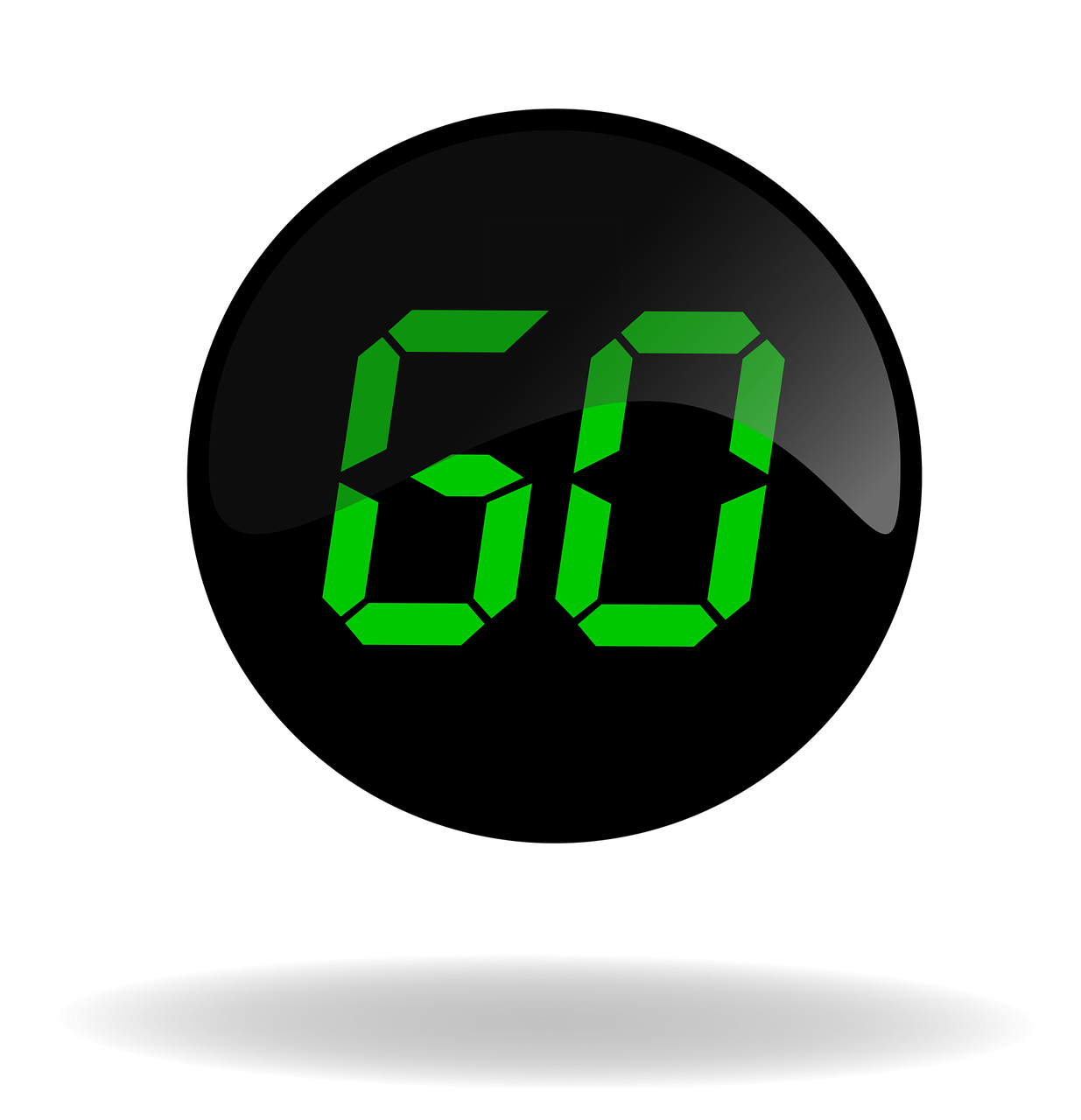 Go,go button black and green,button,web,internet - free image from ...