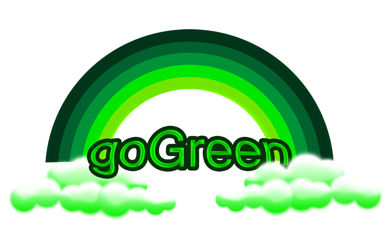 go green green drawing free photo