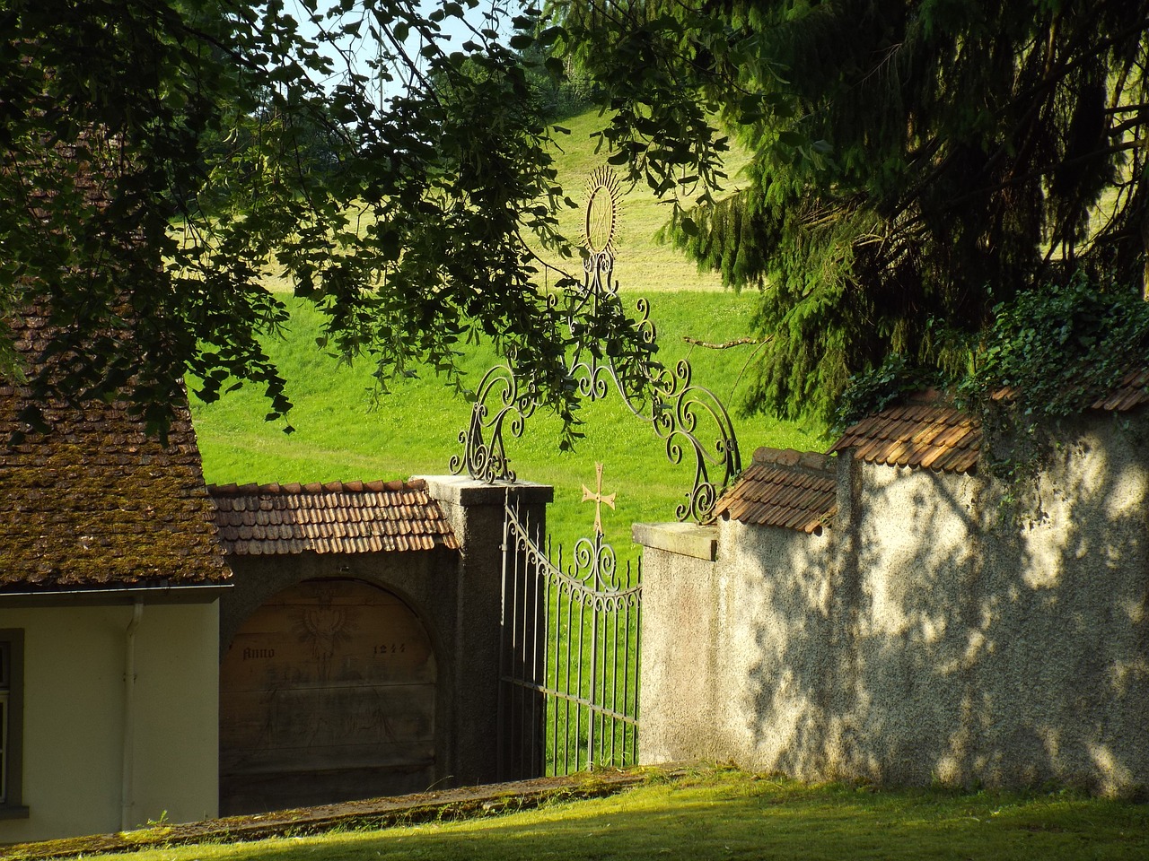 goal old monastery magdenau free photo