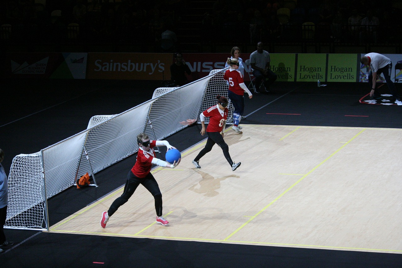 goalball paralympics blind free photo