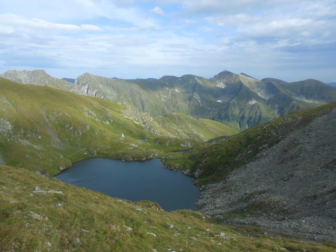 goat lake mountain lake free photo