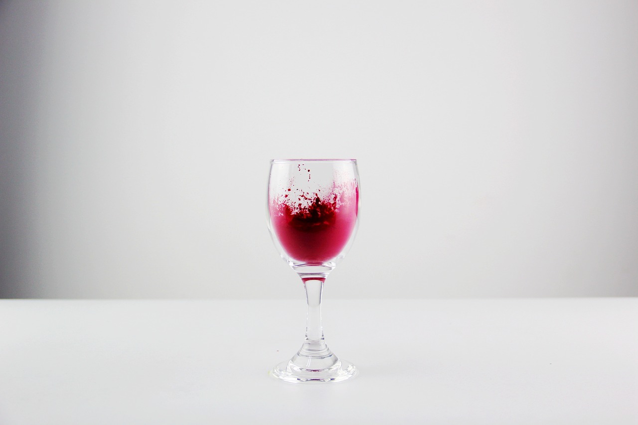 goblet wine glasses rose red free photo