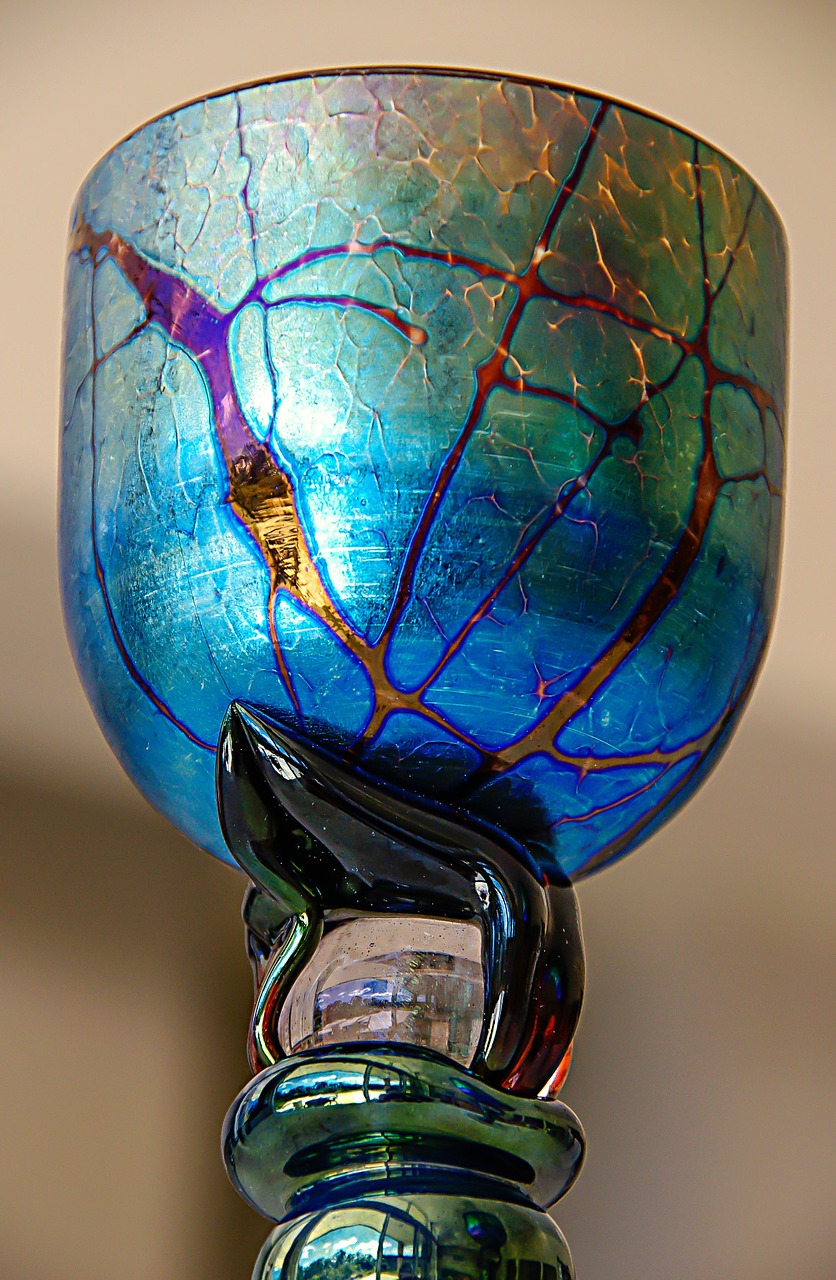 goblet glass art free photo
