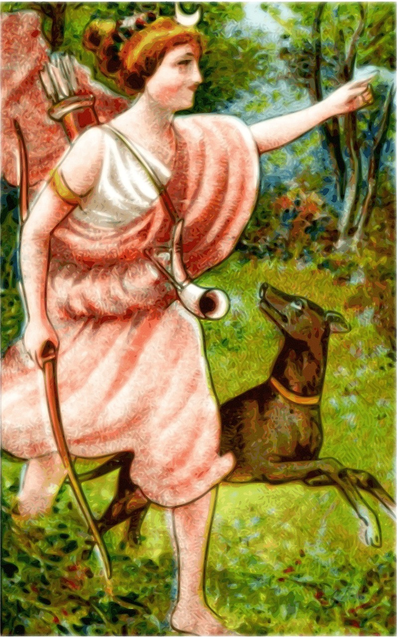 goddess diana myth mythology free photo