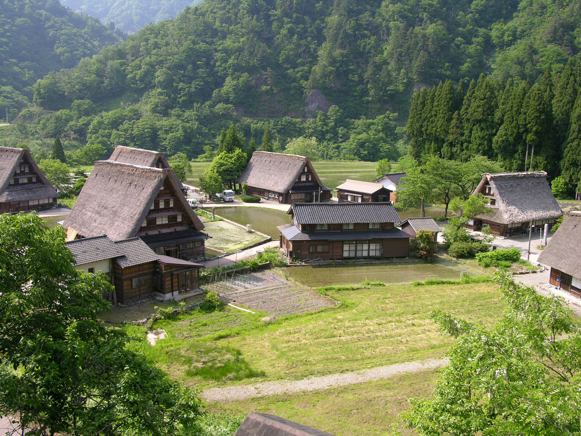 japan historic housing free photo