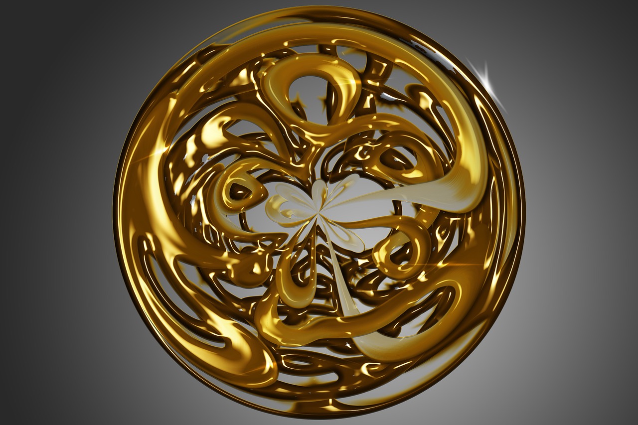 gold district three dimensional free photo