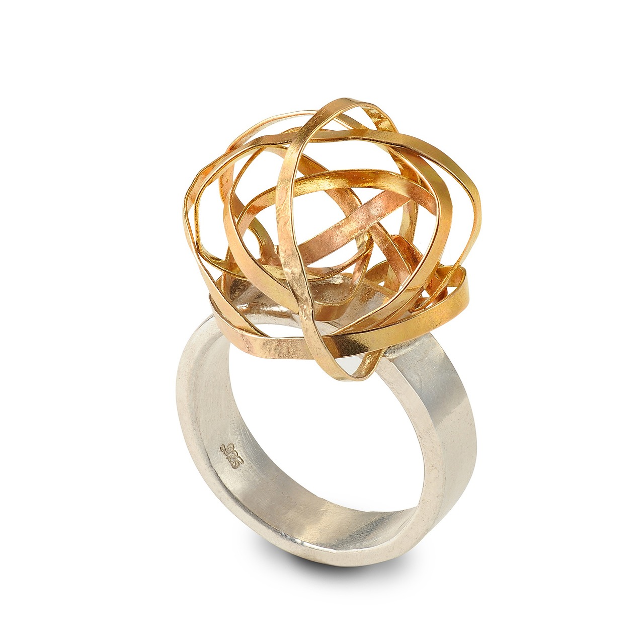 gold knot ring free photo