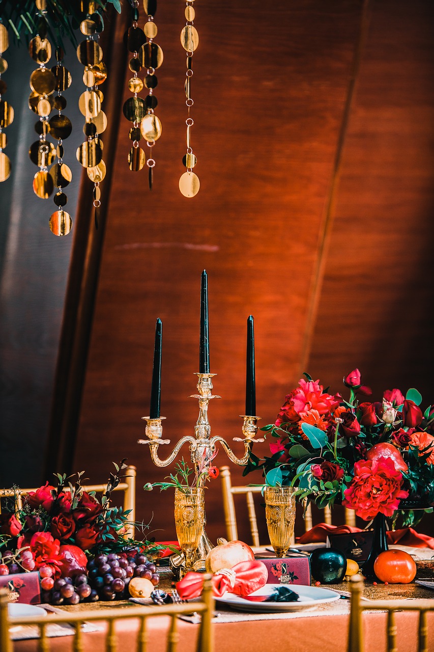 gold candlestick candle free photo