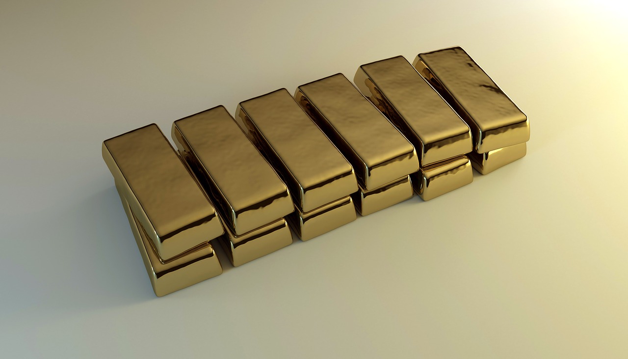 gold bars bullion free photo
