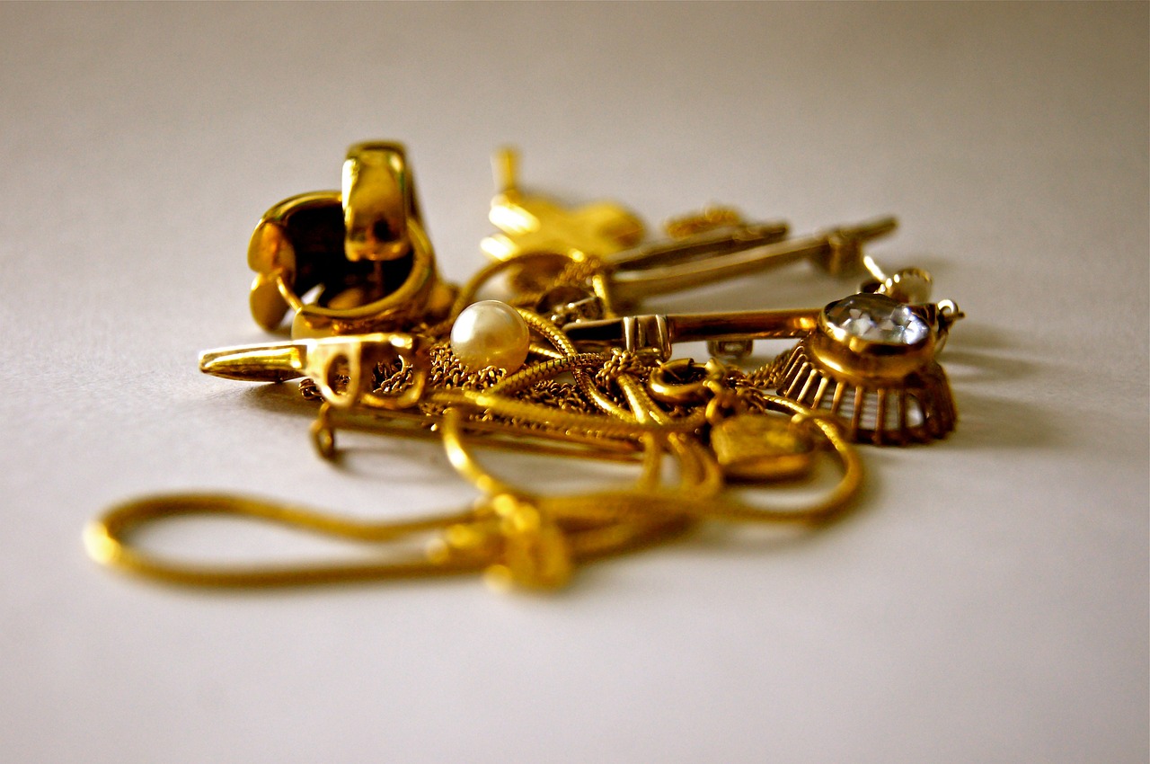 gold jewellery chain free photo
