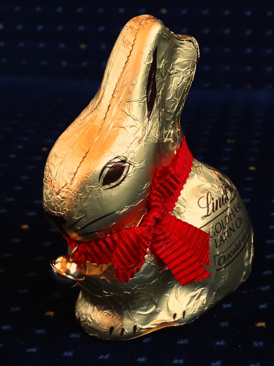 gold bunny chocolate hare free photo