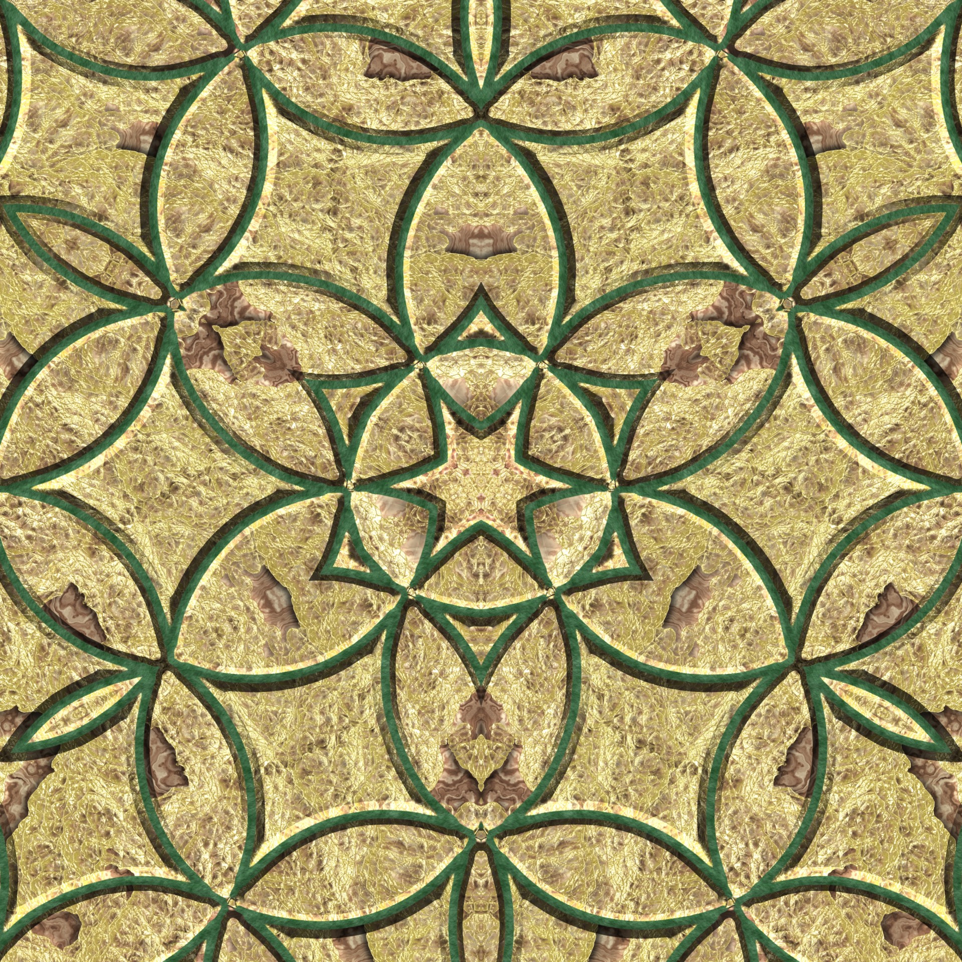 gold byzantine kaleidoscope free photo