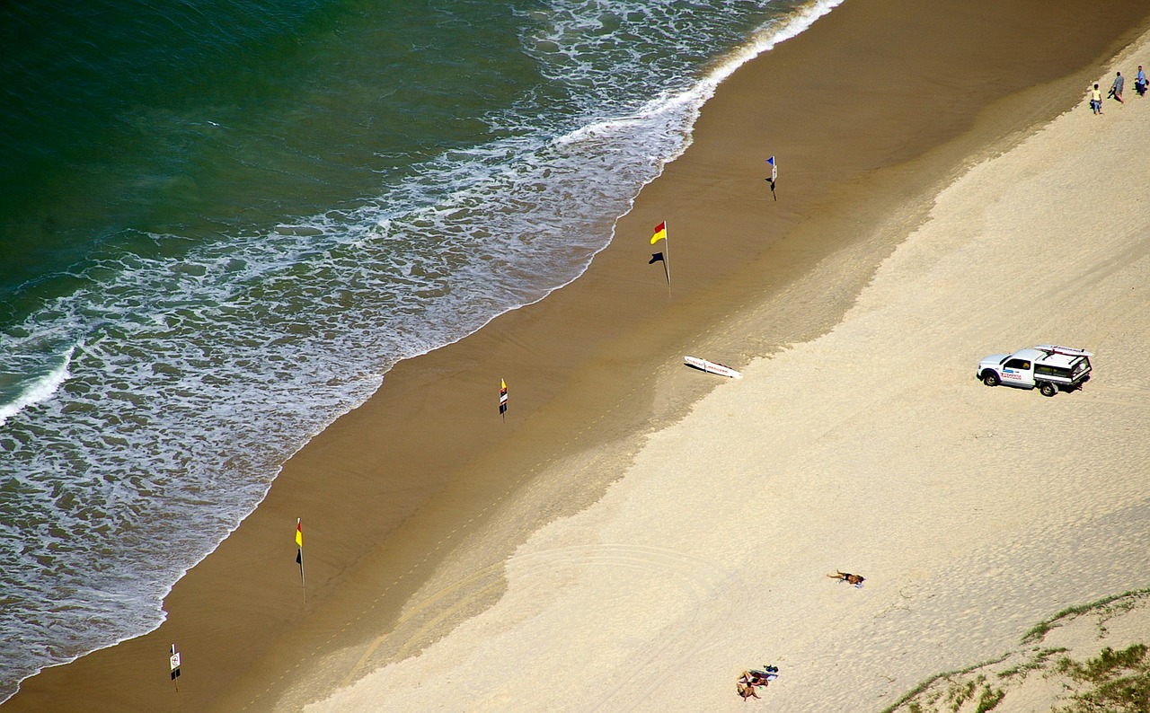 gold coast beach sea free photo