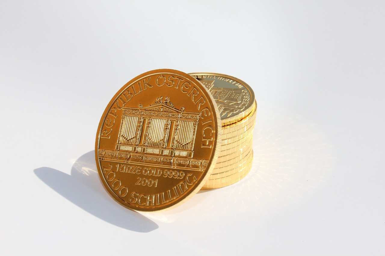 gold coin metal money free photo