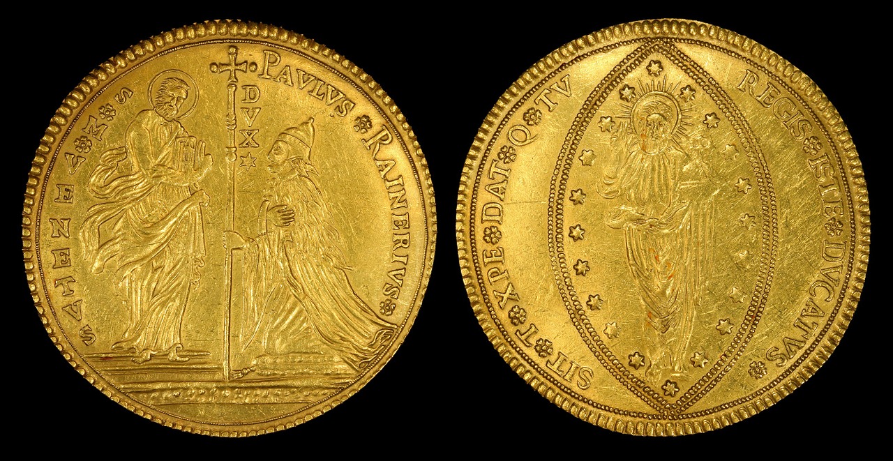 gold coin italian states republic of venice free photo