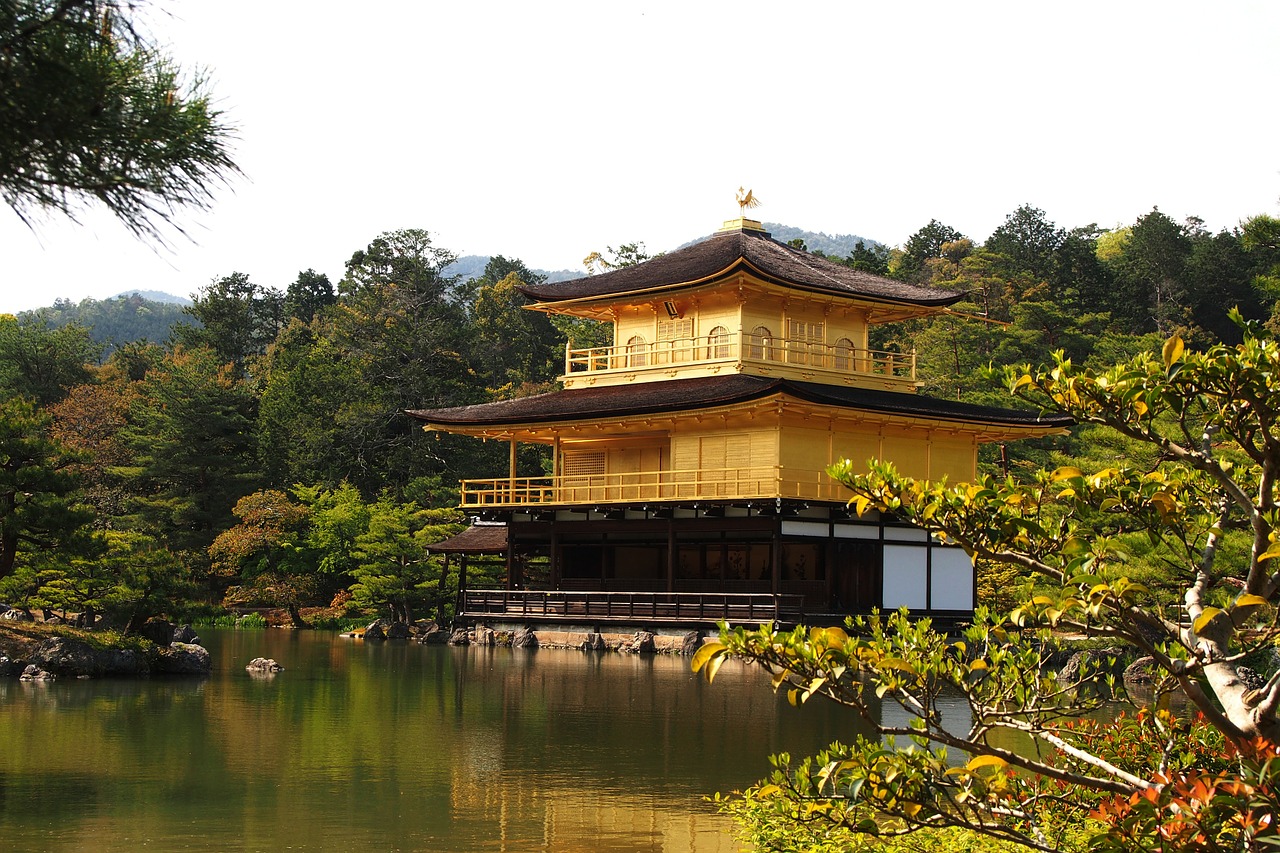 gold temple kyoto gold free photo