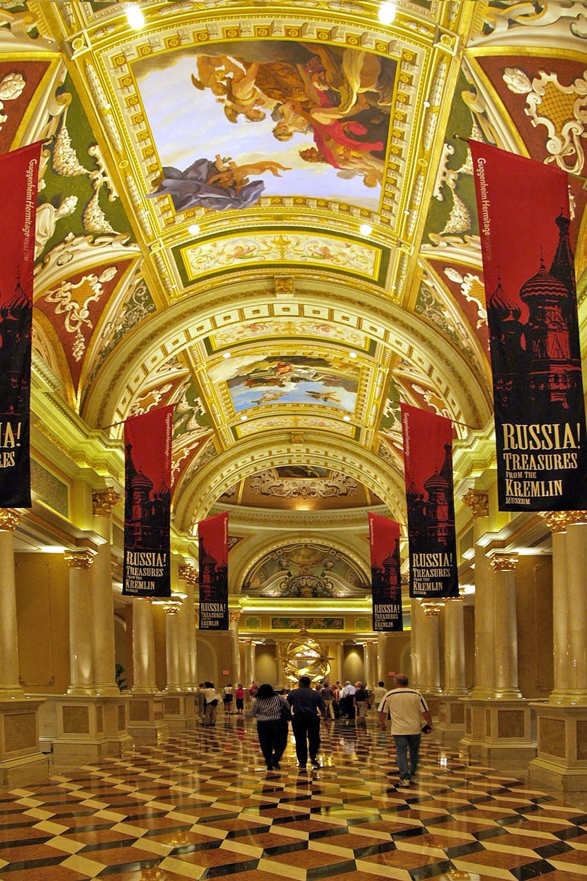 golden archway arcade free photo