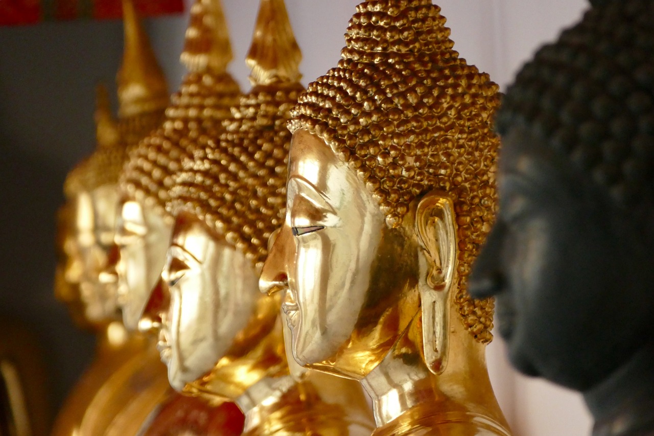 golden  buddha  ornament free photo