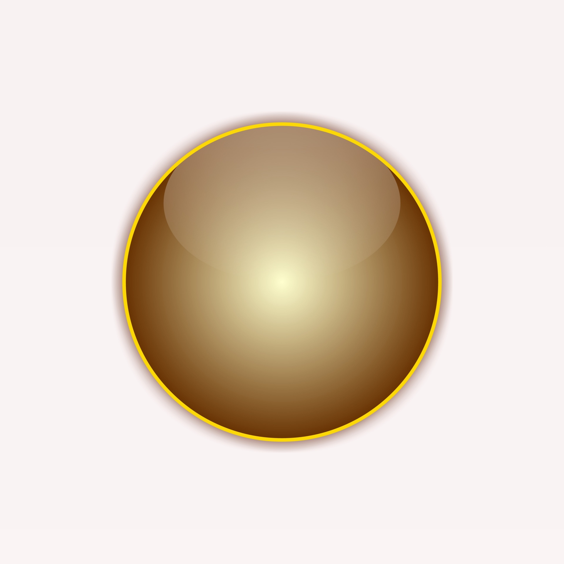 golden ball sphere free photo