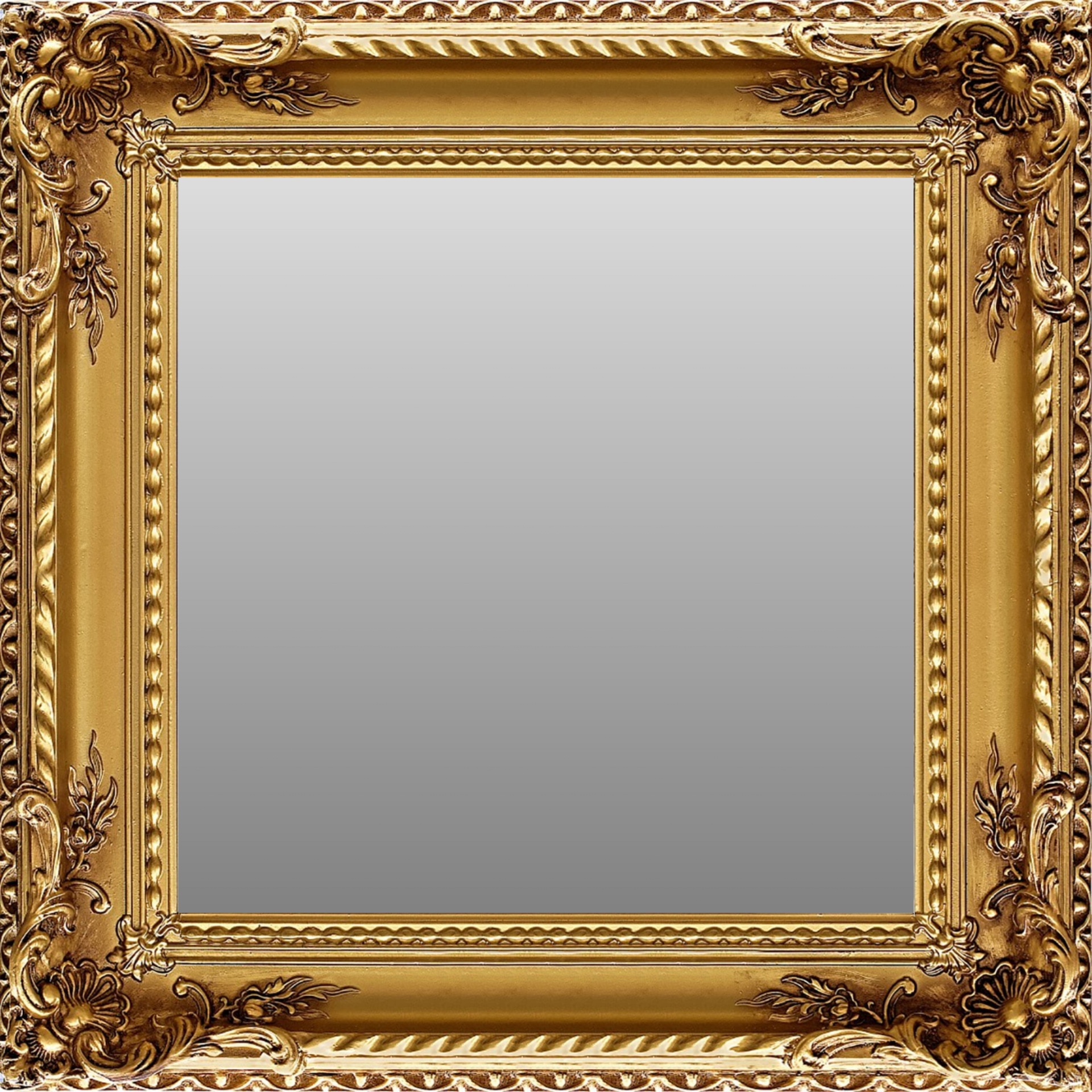golden baroque frame free photo