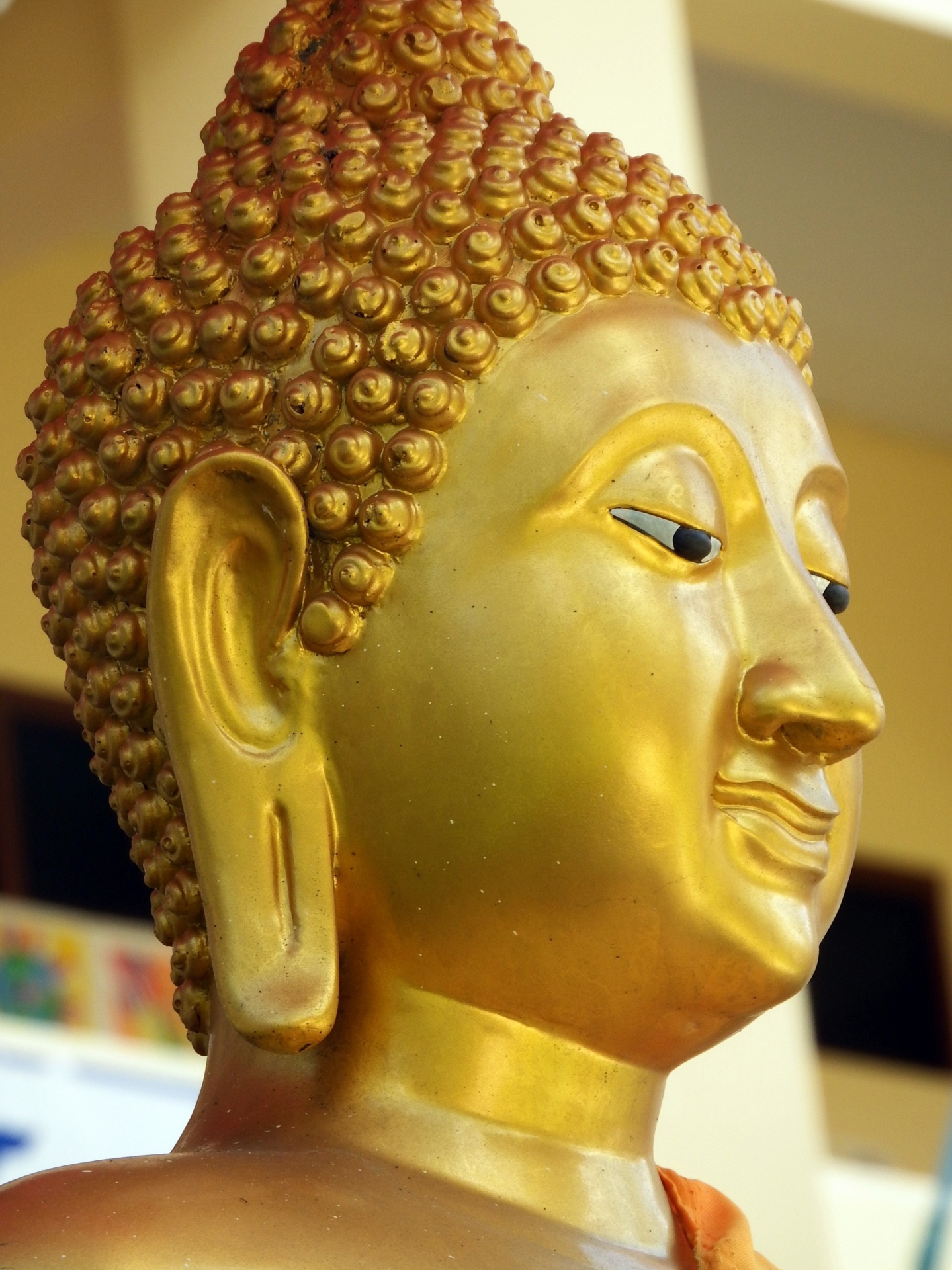 buddha face gold free photo