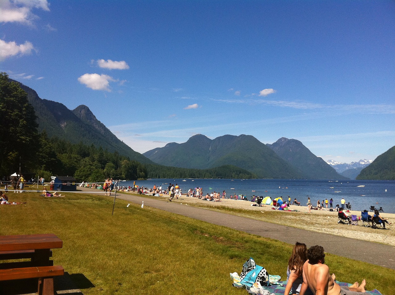 golden ear park picnic canada free photo