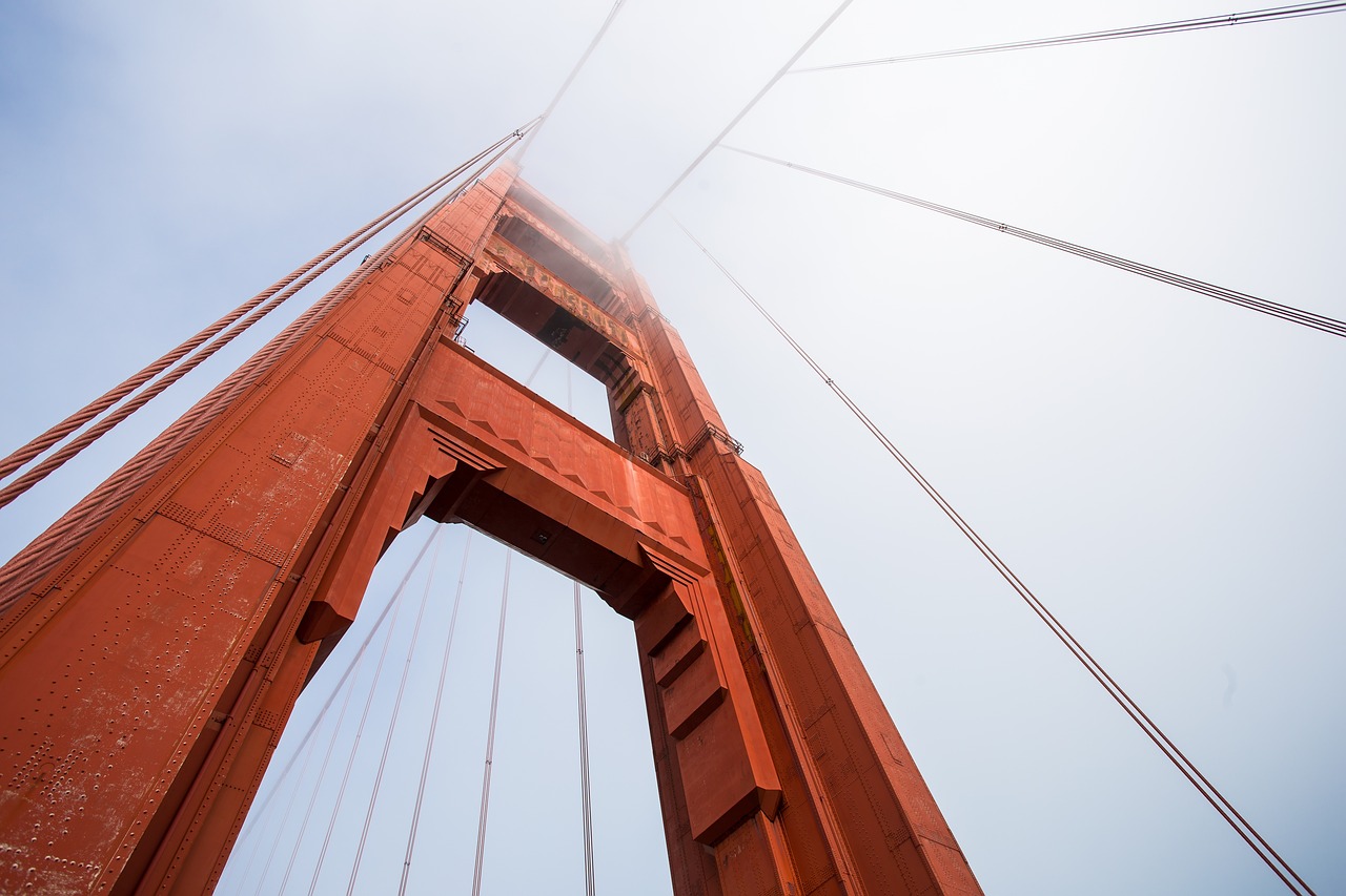 golden gate bridge infrastructure free photo