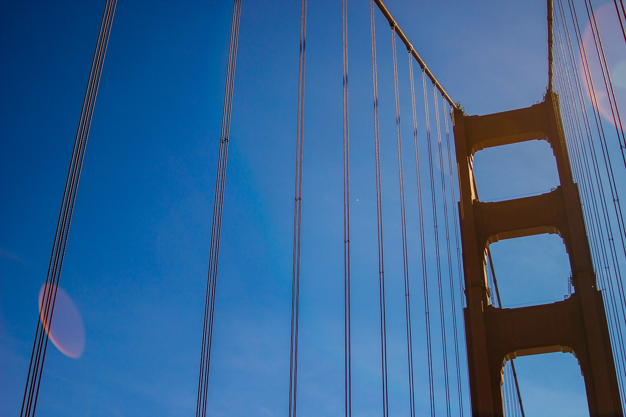 golden gate  bridge  architecture free photo