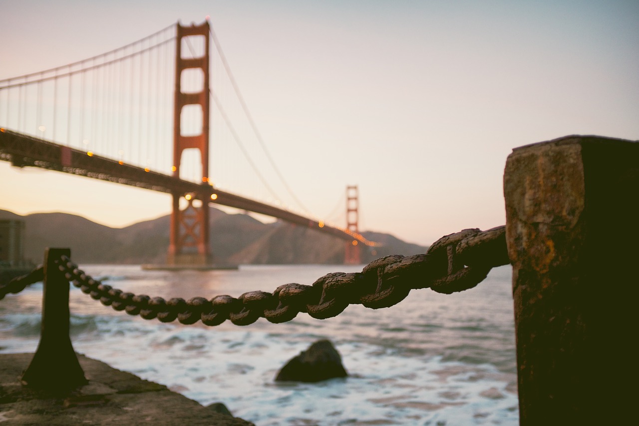 golden gate bridge san francisco bay free photo