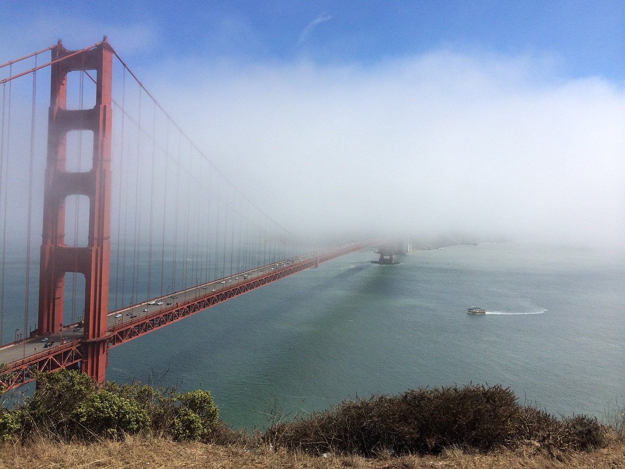 golden gate bridge san francisco pacific coast free photo