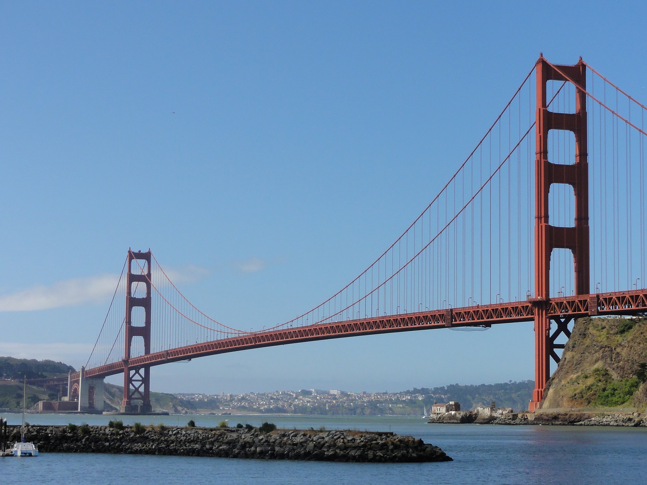 golden gate bridge san francisco america free photo