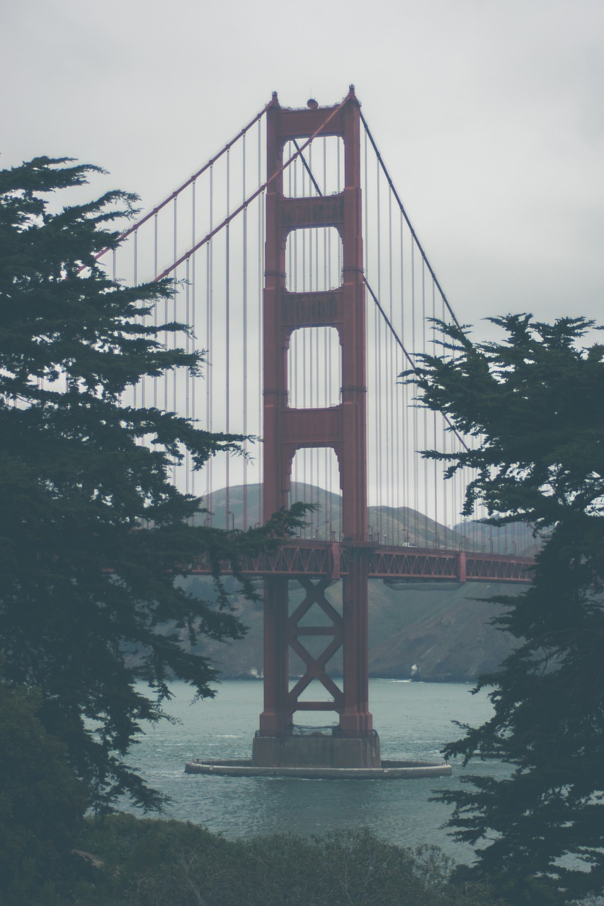 golden gate bridge san francisco landmark free photo