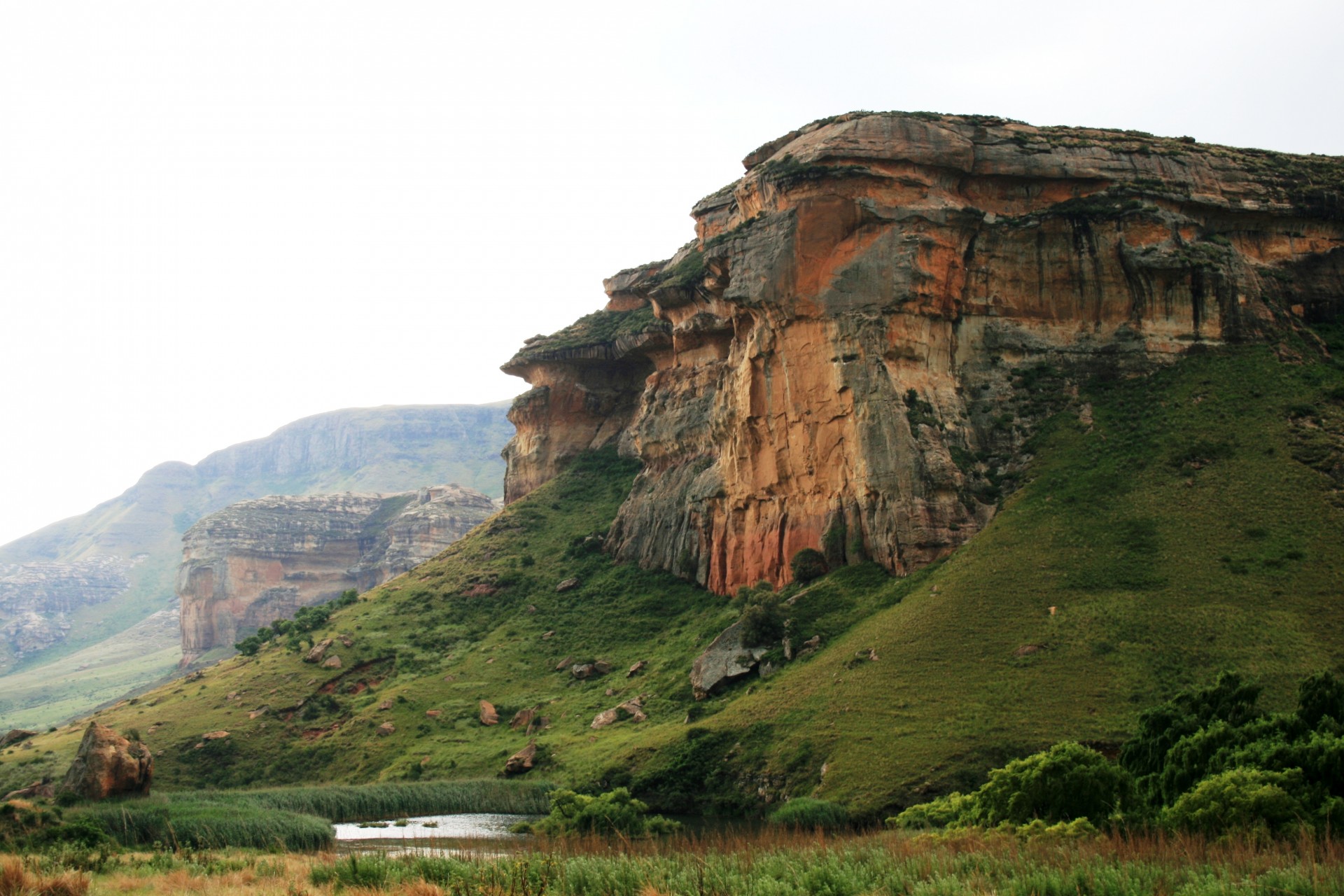 landscape rock soft earthy colors free photo