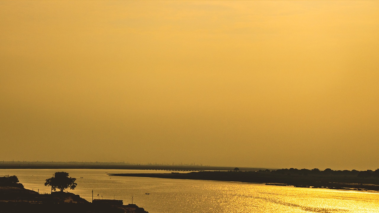 golden hour ganga ganges free photo