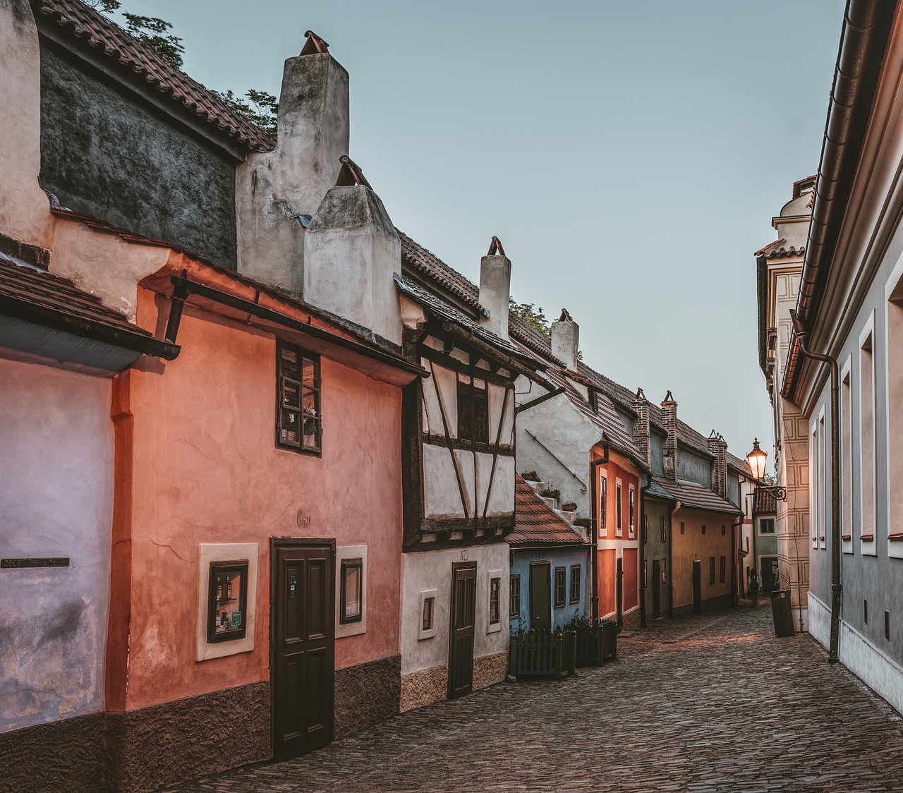 golden lane  prague  czech republic free photo