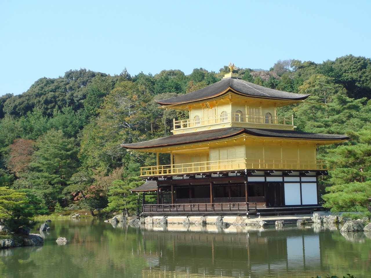 golden pavilion temple world heritage japan free photo
