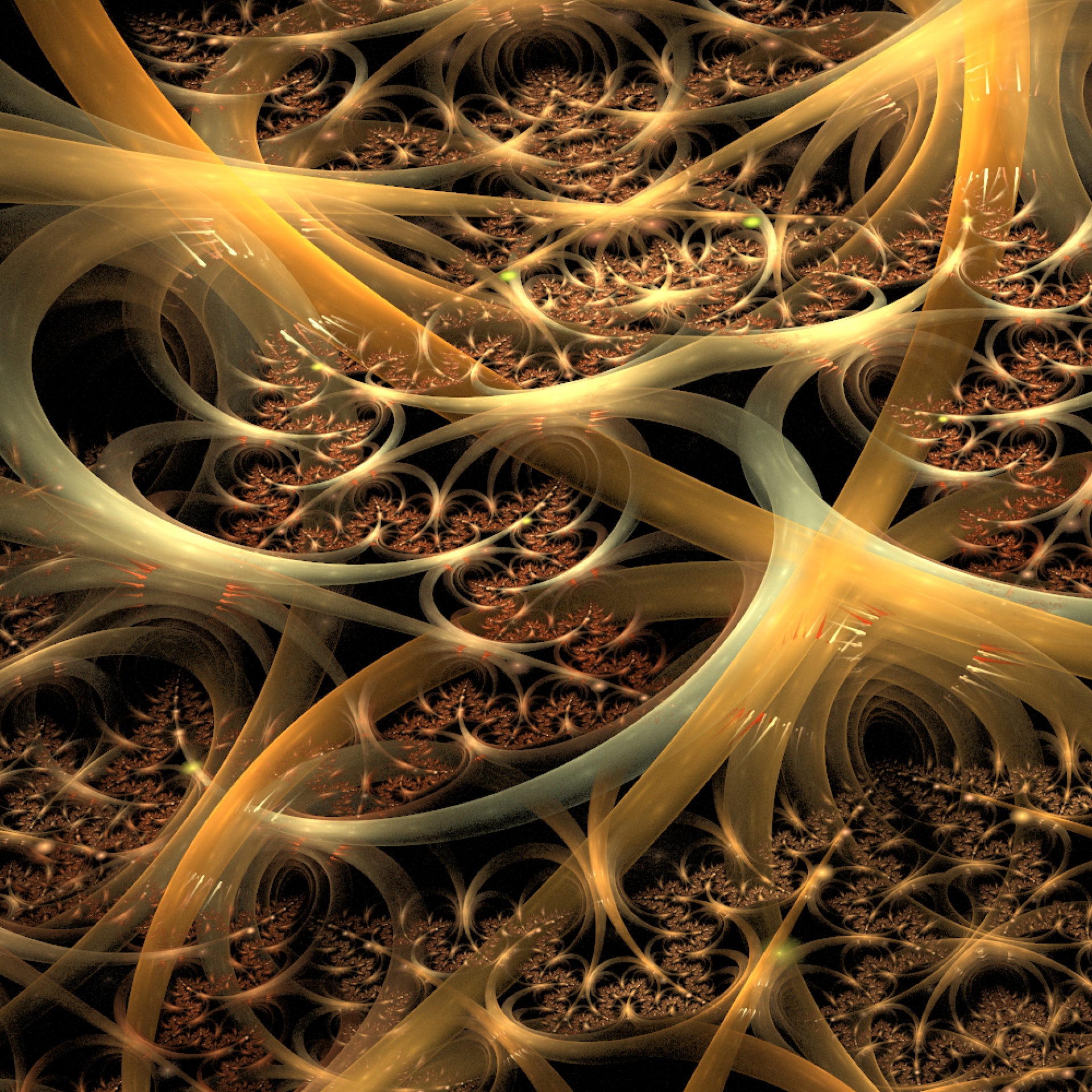 golden roots abstract free photo