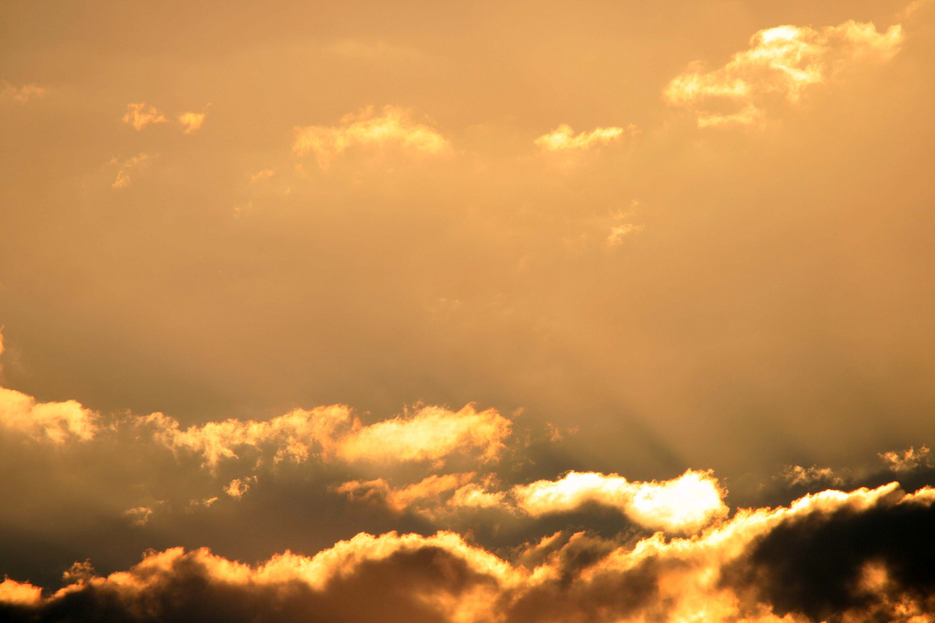 Edit free photo of Sky,glow,gold,sunset,clouds