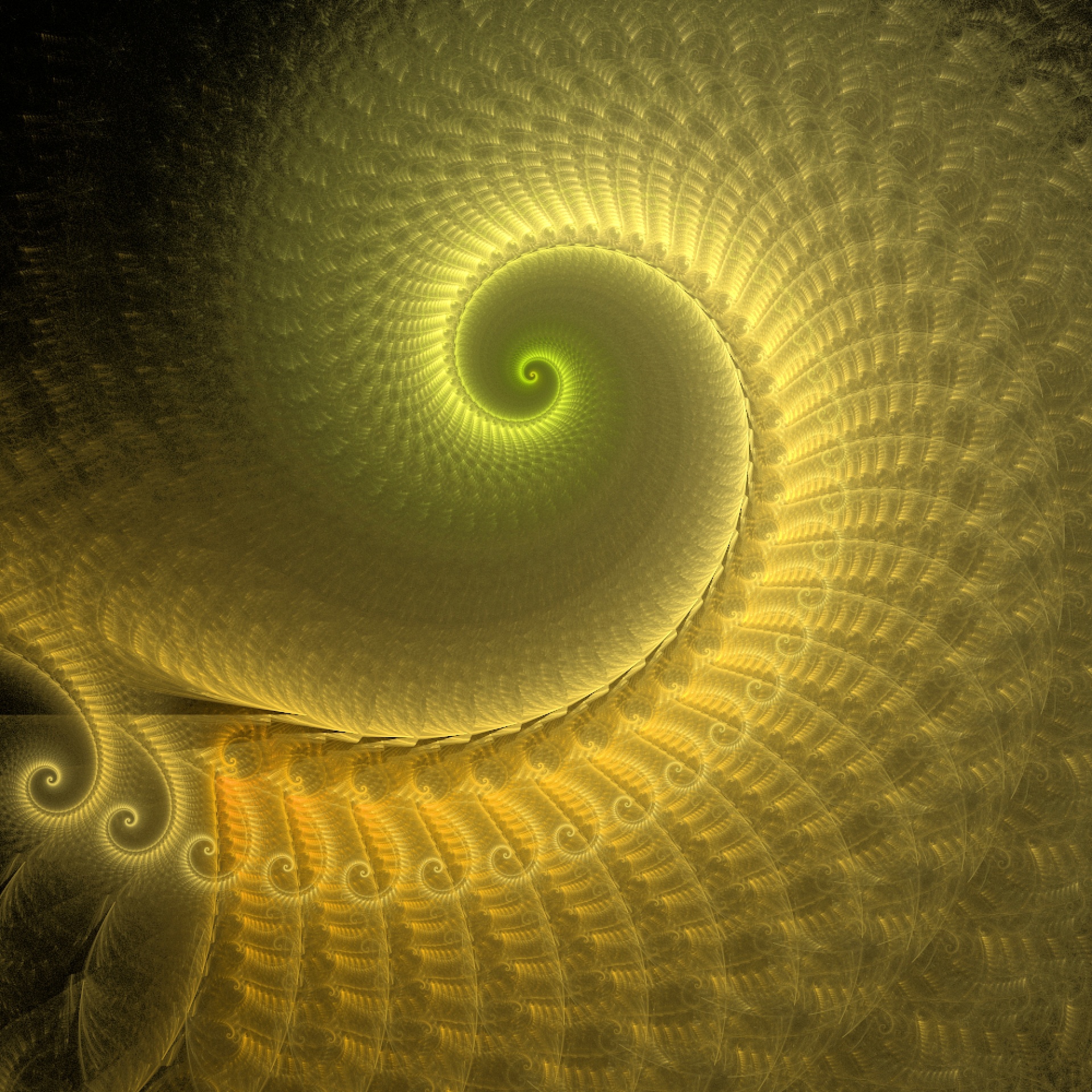 golden abstract spiral free photo
