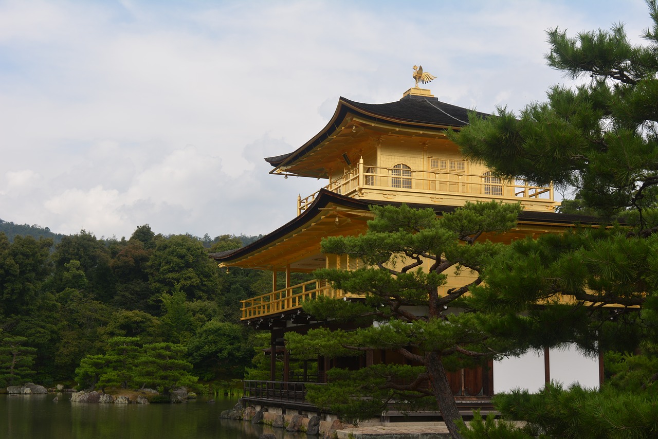 golden temple temple japan free photo
