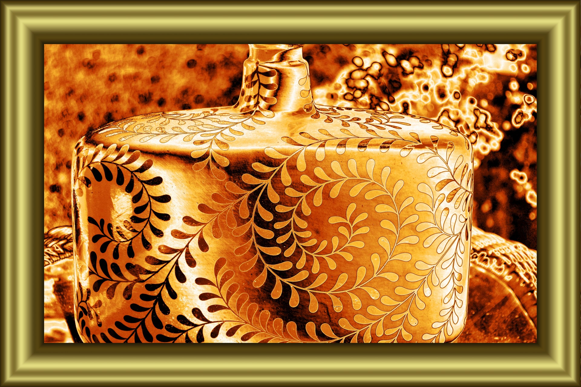 gold golden vase free photo